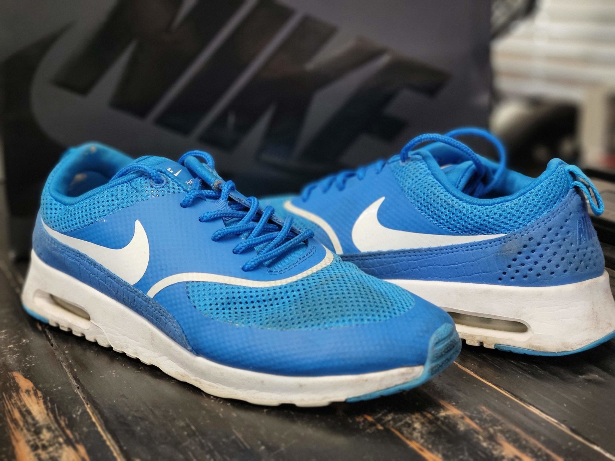 Nike air max 2016 blue and white Clearance