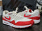 2017 Nike Air Max Day 1 Ultra White/Gray/Red Running Shoes 908489 101 Women 8.5