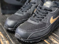 2019 Nike Air Max 90 Black/Gold Running Shoes AV7894-001 Men 10 - SoldSneaker