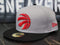 New Era 5950 Toronto Raptors Gray/Black/Red 60224616 Fitted Hat Men Size