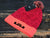 Nike Lebron James Red Cement/Orange Pom Pom Cuff Beanie Hat One Size