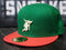 New Era 5950 FOG Fear of God Miami Green/Orange Fitted Hat Men 7 1/4