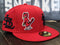 New Era 5950 Authentic St Louis Logo Wrap Red Bird Fitted Hat Men 7 1/4