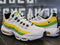 Nike Air Max 95 Brazil White/Green/Yellow Running Shoes DQ3429-100 Men 10