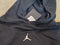 Jordan Essential Boxy Short Black Pull-Over Hoodie Sweater 45A858-023 Girl sz S