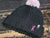 The North Face PR Pink Ribbon Cozy Chunky Black Pink Pom Pom Beanie Hat Women