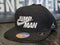 Nike Jordan Jumpman Black/White Swoosh Logo Snapback Hat Youth OS