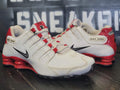 2019 Nike Shox NZ White/Red Running Trainers Shoes 378341-110 Men 8