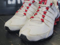 2019 Nike Shox NZ White/Red Running Trainers Shoes 378341-110 Men 9.5