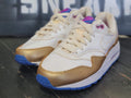 2018 Nike Air Max 1 Gold/White Running Trainers Shoes 807605-103 Kid Girl 4 4y
