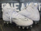 Nike Alpha Huarache 8 Elite LAX White Lacrosse Cleats CW4447-100 Men 7 Women 8.5