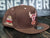 Mitchell & Ness Dynasty Bulls Brown/Pink  1993 NBA Finals Fitted Hat Men 8