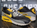 2011 Nike Air Max 90 Black/Gray/Yellow Running Shoes 325018-033 Men 13