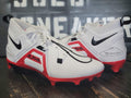 Nike Alpha Menace Pro 3 Mid White/Red Football Cleats Shoes CT6649-103 Men 13