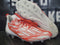 Adidas Adizero Elite White/Orange Football Studs Cleats HP8748 Men 12