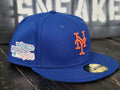 New Era 59Fifty Pop Sweat NY Mets 1986 World Series Blue Fitted Hat Men 7 5/8