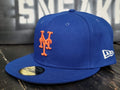 New Era 59Fifty Pop Sweat NY Mets 1986 World Series Blue Fitted Hat Men 7 1/8