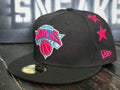 New Era 59Fifty All Star Game Knicks Starry Black/Pink Fitted Hat Men 7 5/8