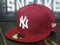 New Era 59Fifty Yankees 1977 All Star Maroon Red Apple Fitted Hat Men 7 5/8