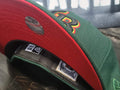 New Era 59Fifty Tampa Bay Devil Rays 20th Dark Green Fitted Hat Cap Men 7 5/8