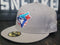 New Era 59Fifty Toronto Blue Jays Cooperstown Grey Fitted Hat Men 7 3/4