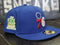 New Era 59Fifty Philadelphia 76ers 3x Champions Blue Fitted Hat Men size 7 1/4