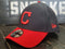 New Era 39Thirty Retro Cleveland Indians Navy/Red Fitted Hat Men size L/XL