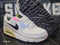 Nike Air Max 90 Summit White/Beige/Pink Running Shoes DQ0374-100 Women 6.5
