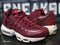 2018 Nike Air Max 95 Maroon Red/White Running Trainers Shoes 307960-605 Women 7