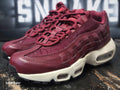 2018 Nike Air Max 95 Maroon Red/White Running Trainers Shoes 307960-605 Women 7