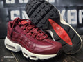 2018 Nike Air Max 95 Maroon Red/White Running Trainers Shoes 307960-605 Women 7