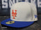 New Era NY Mets 1986 World Series White/Blue Retro Fitted Hat Men 7 1/8