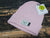 Herschel Recycle Elmer Rose Pink/Green Logo Cuff Beanie Hat Unisex OS