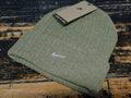 Nike Move to Zero Olive Green Cuff Logo Stitched Beanie Hat Unisex One Size