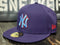New Era 59Fifty Yankees 19696 WS Purple/Blue Fitted Cap Hat Men 7 5/8
