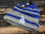 47 Brand On-Field LA Dodgers Gray/Blue Stripes Winter Beanie Pom Hat Unisex OS