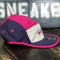 Nike Fly Cap 5 Panels Pink/White/Purple Sun Shade Hat Unisex Adjustable Size M/L