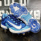Nike Alpha Huarache Elite 4 Low Baseball Cleats Blue White DJ6521-414 Men 8