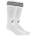 adidas Copa Zone Cushion Sock, White/Black, Small