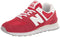 New Balance Men's 574 V2 Spilled Paint Sneaker, Red/White, 10