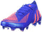 adidas Predator Edge.1 Firm Ground Cleats Soccer Shoes, 10.5, HI-RES Blue/Turbo/HI-RES Blue