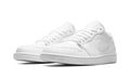 Jordan Mens Air 1 Low 553558 136 - Size 8 White/White-White