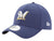 New Era Milwaukee Brewers Navy Team Classic Stretch Fit Cap MLB 3930 39thirty Curved Visor M L