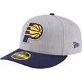 NBA Indiana Pacers Men's Low Profile 59FIFTY Fitted Cap, 7.375, Heather Gray