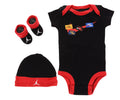 Jordan Jumpman Box Baby Boys Clothing Set Size 6-12M, Color: Black/Black/Red
