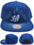 Mitchell & Ness Los Angeles Lakers New Spray Paint Re-Take Blue Era Snapback Hat Cap
