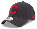 New Era MLB Cleveland Indians Road Core Classic 9Twenty Baseball Hat 11591547 Navy