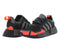 adidas NMD_R1 Boys Shoes Size 4, Color: Black/Orange