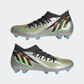 adidas Predator Edge.3 Firm Ground Soccer Cleats Men's, Silver, Size 8.5