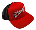 Mitchell & Ness Chicago Bulls Jersey Hook Trucker Mesh Snapback Hat Cap - Red